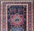 Navy Blue Antique Persian Kurdish Tribal Rug in Sub-Geometric Medallion Design 4'5 X 7'8 For Sale - Image 8 of 10