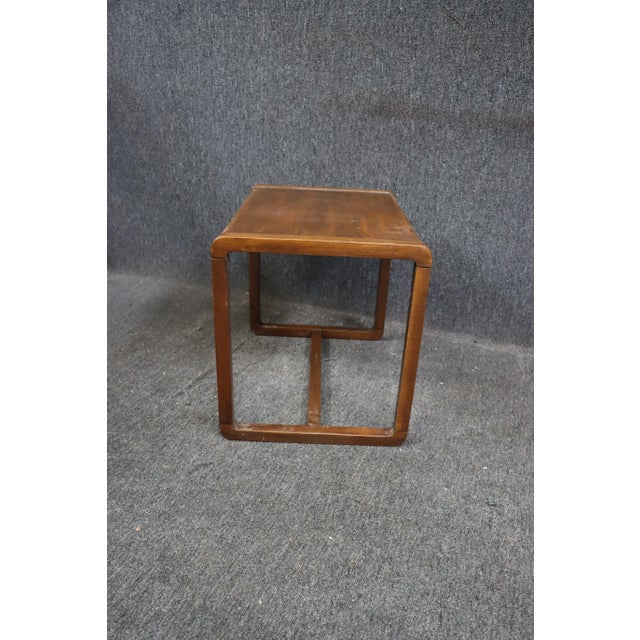 Mid-Century Modern Mid Century Walnut Side Table For Sale - Image 3 of 6