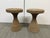 Tan Brownstone Marley Side Tables, Pair For Sale - Image 8 of 12