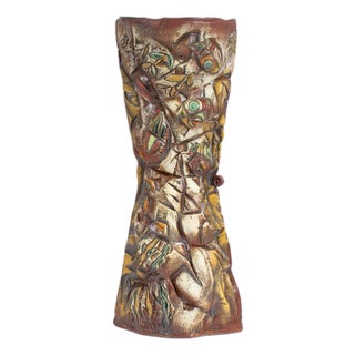 2012 Signed Studio Pottery Vase by Barry Unitas Barnes For Sale