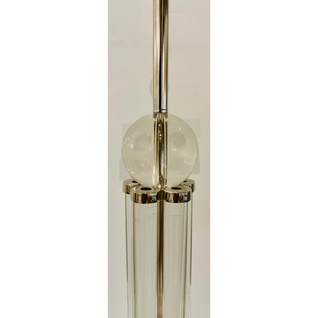 Modern Global Views Modern Crystal Column Table Lamp For Sale - Image 3 of 5