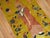 Mid 20th Century Vintage Mustard Chinese Emperor Runner - 2'8" x 7'7" For Sale - Image 5 of 6