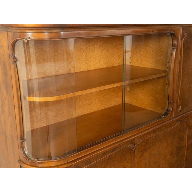 Antique Art Deco Display Cabinet, 1930s For Sale - Image 3 of 14