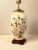 Chinoiserie 1980s Chinoiserie Ginger Jar Table Lamp Hardwood Base Hand Painted Porcelain Pink Peony For Sale - Image 3 of 10