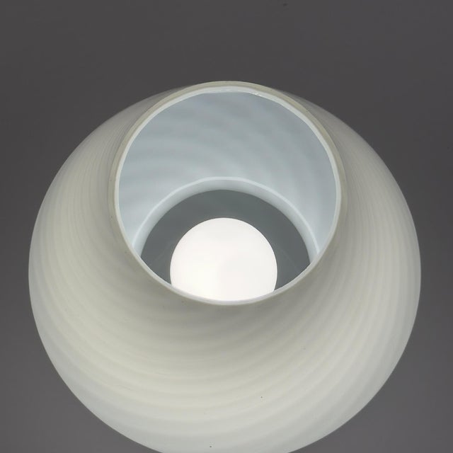 Vintage Swirl Murano Glass Table Lamp, 1970s For Sale - Image 11 of 14