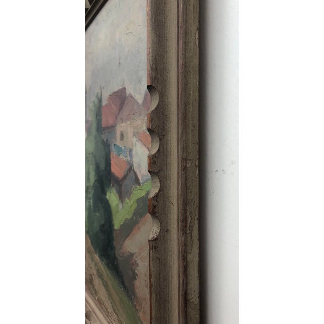 Geneviève Mégevand, Paysage rural, Oil on Canvas, Framed For Sale - Image 7 of 10