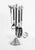 Vintage Silver Plated Bar Accessory Set, 1980s, Set of 5 For Sale - Image 12 of 13