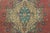 Tabriz Rug 9’8” X 12’6” Pink Wool Vintage Distressed Hand-Knotted Carpet For Sale In Philadelphia - Image 6 of 15