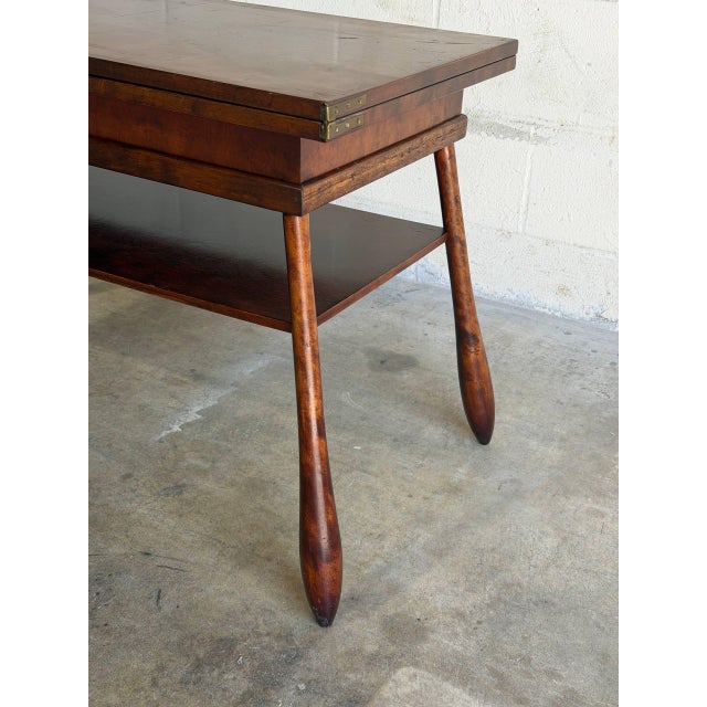 Teak Adjustable Transformer Coffee to Dining Table Expandable Dual Height Denmark Mid-Century Modern 1960s For Sale In Los Angeles - Image 6 of 10