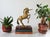 Mid-Century Modern Vintage Solid Brass Unicorn Figure For Sale - Image 3 of 12