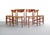 Set of six Peter Hvidt and Orla Mølgaard-Nielsen model 317 dining chairs, circa late 1950s. These all original examples...