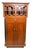 Secessionist Geometric Vitrine Cabinet from August Ungethüm, 1890s For Sale