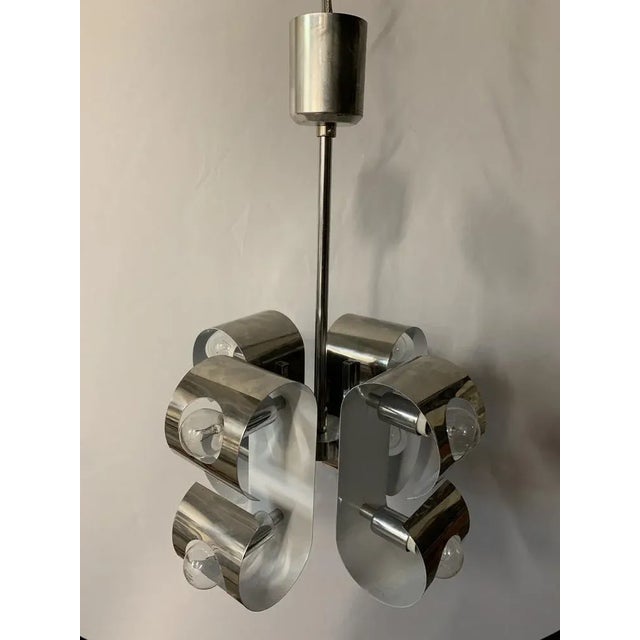 Vintage Ceiling Light attributed to Goffredo Reggiani, 1970 For Sale - Image 6 of 6