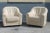 Vintage Swivel Lounge Chairs-a Pair For Sale - Image 13 of 13