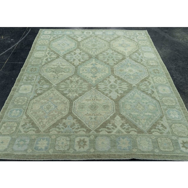 Early 21st Century Turkish Oushak Rug 5'4" x 7'5" #19255 For Sale - Image 5 of 8