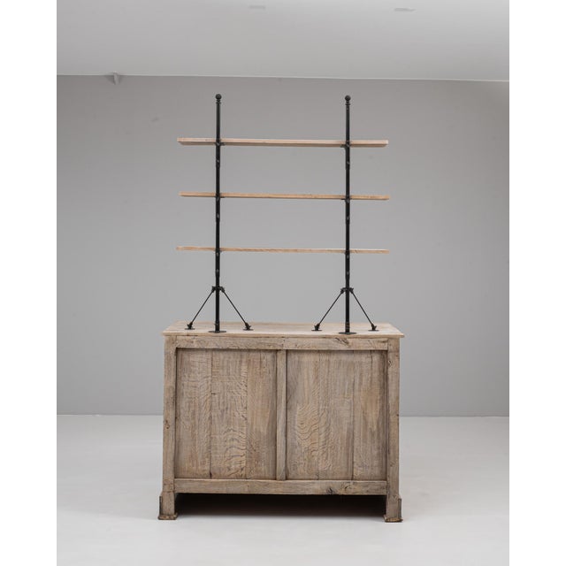 1900s French Oak Display Cabinet For Sale - Image 14 of 18