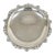 Vintage Old English Silver Plated by Poole Round Serving Platter Tray For Sale