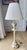 Mid 20th Century Mid 20th Century Rare Sirmos “Tête De Femme” Figural Table Lamp in the Style of Diego Giacometti With Original Silk String Shade For Sale - Image 5 of 12