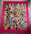 Vintage Handmade Satin Patchwork Queen Size Bed Cover For Sale - Image 4 of 7