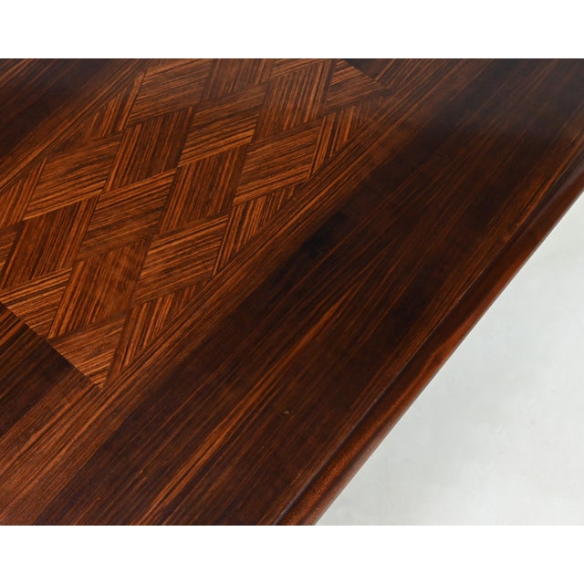 Vintage French Art Deco Rosewood Dining Table, 1930 For Sale - Image 16 of 17