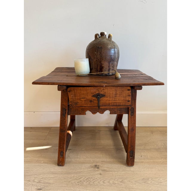 A beautifully worn Spanish shepherd’s table dating to the early 1800s, this compact piece carries all the hallmarks of...