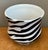 Black Vintage Italian Zebra Striped Cache Pot For Sale - Image 8 of 13