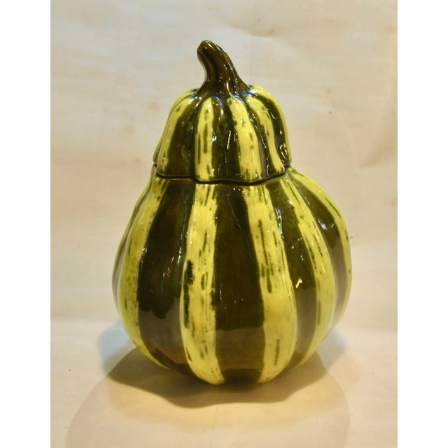 Porcelain Pumpkin Box, 1970s, in Very Good conditions. Designed 1970 to 1979