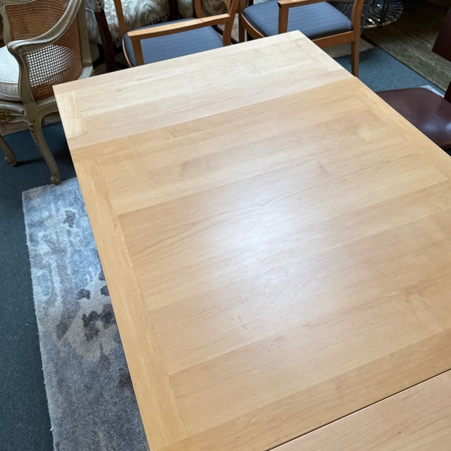 Crate & Barrel Extension Dining Table For Sale - Image 12 of 12