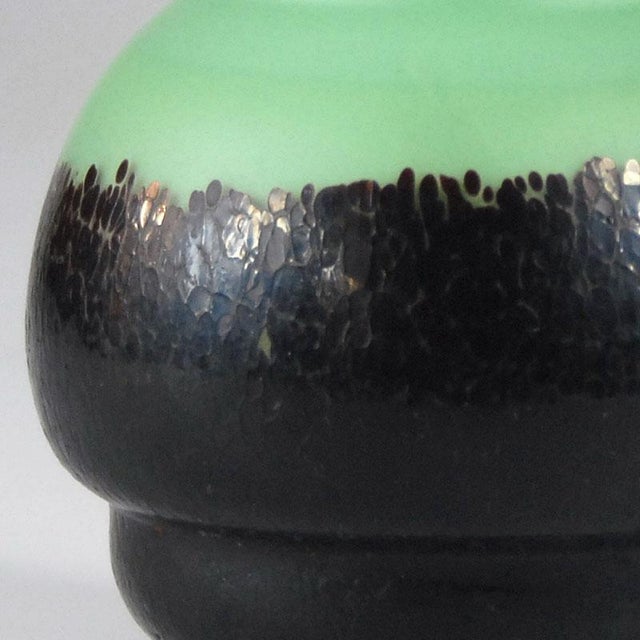 Art Deco Glass Vase, Czech, 1930s For Sale - Image 9 of 10