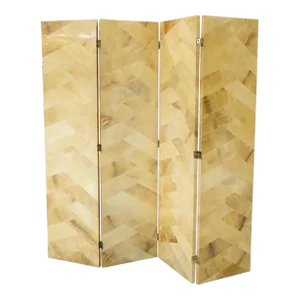 Ron Seff Goatskin Lacquered Screen or Room Divider