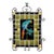 Catalina & Malibu Tile Mosaic W/ Parrot Bird Motif -Framed in Wrought Iron For Sale