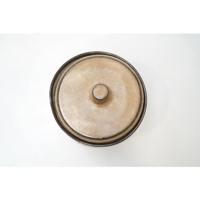 Vintage Belgian Ceramic Pot with Lid by Roger Vandeweghe for Amphora, 1960s For Sale - Image 4 of 8