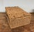 An older vintage handmade woven wicker willow branch basket with hinged hamper style lid. Great box form for organizing...