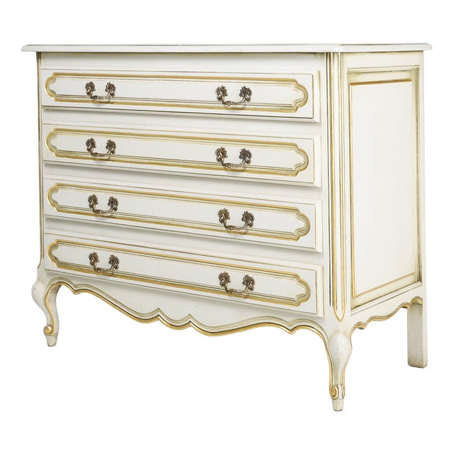20th Century Louis XV French Chest of Drawers, 1950s For Sale