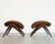 A sculptural pair of Contour Stools by Vladimir Kagan, produced by Holly Hunt, embodying the designer’s signature fluidity...