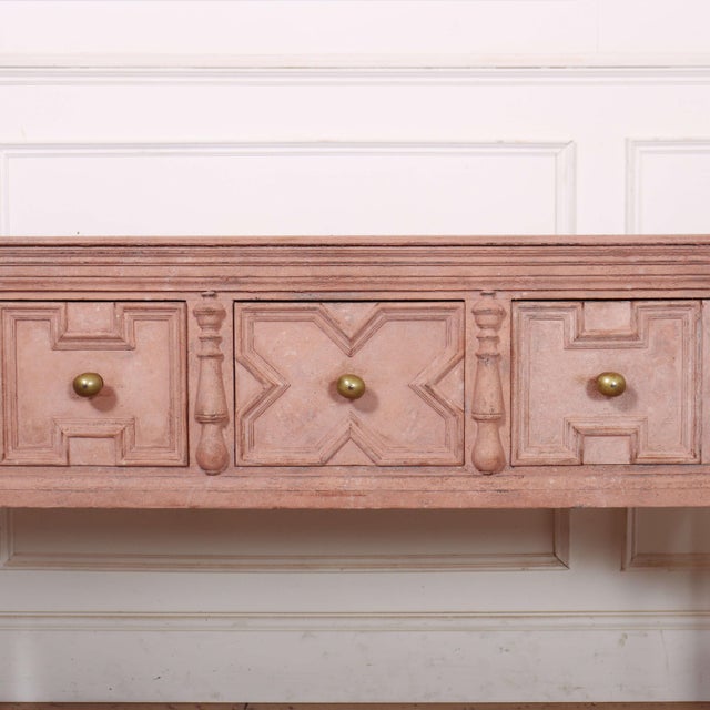 English Painted Dresser Base, 1890s For Sale - Image 4 of 12