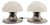 Italian Mushroom Table Lamps, 1970s, Set of 2 For Sale