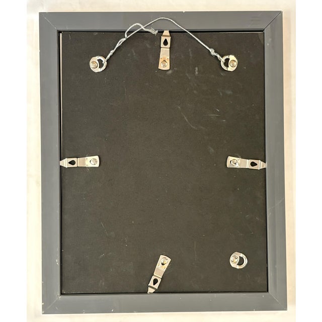 Original Signed and Framed Primitive Mixed Media Drawing Signed 'Belle' For Sale - Image 11 of 14