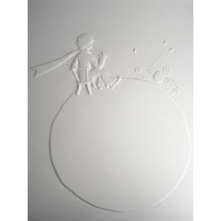 Antoine De Saint-Exupery, Le petit prince regardant le coucher du soleil, Etching For Sale
