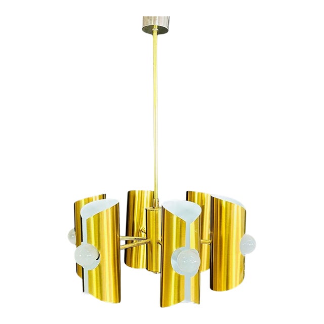 1970s German Space Age Chandelier For Sale