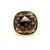 The Lalla & Rossana 18k Yellow Gold Smoky Quartz Wide Ring in size 7.5 is a stunning piece of vintage and antique jewelry....
