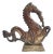Vintage Brass Seahorse, 1920s For Sale