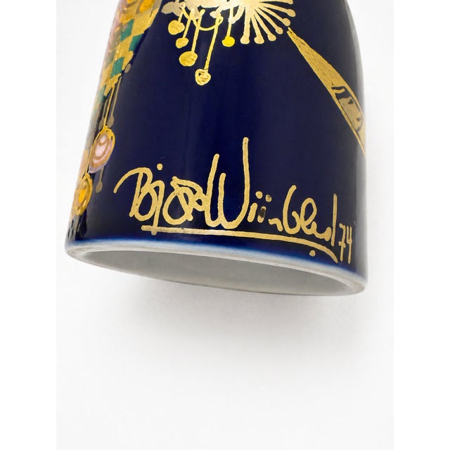 1970s Vintage Polychrome and Porcelain Set by Bjørn Wiinblad for Rosenthal, 1970s, Set of 2 For Sale - Image 5 of 9