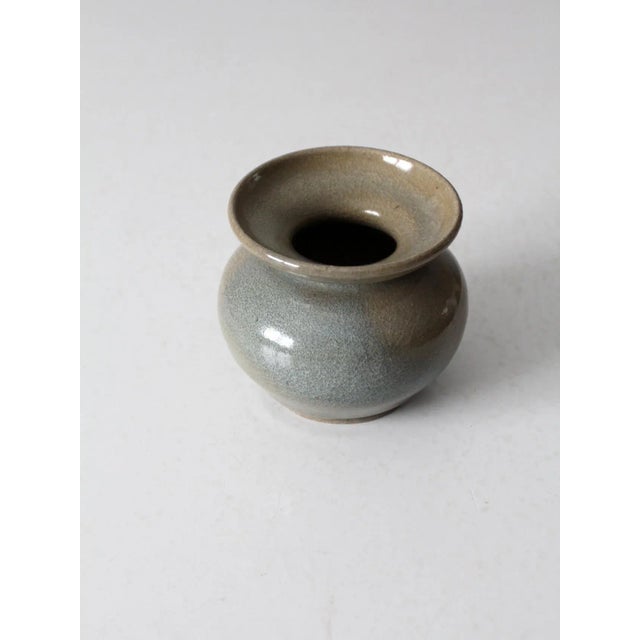 Late 20th Century Vintage Studio Pottery Vase For Sale - Image 5 of 9