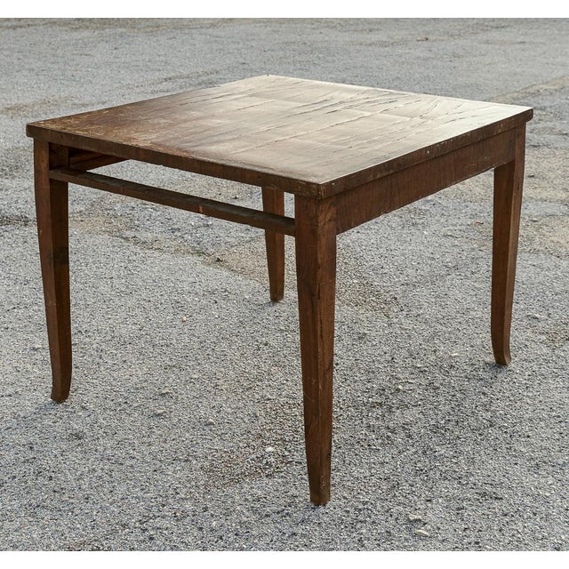 Square Dining Table in Walnut, Italy, 19th Century For Sale - Image 10 of 18