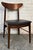 Mid 20th Century Set of 6 Mid-Century Walnut Dining Chairs by Stanley For Sale - Image 5 of 16