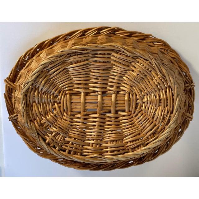 1950 French Gathering Basket For Sale - Image 4 of 6