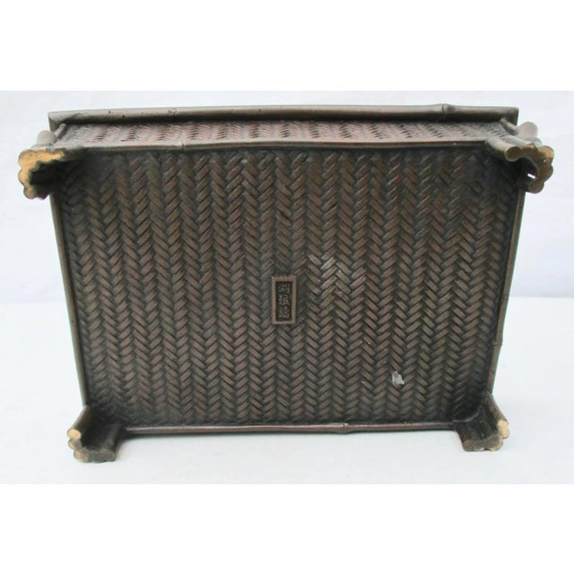 Japanese Bronze Bonsai Tray For Sale - Image 4 of 6