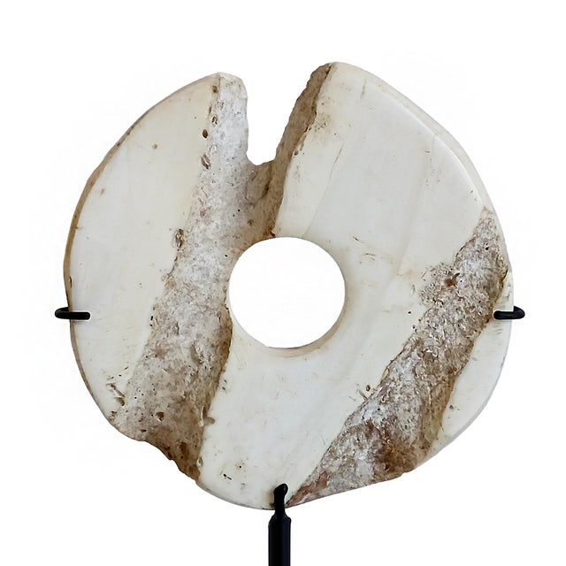 Indonesian Stone Disk For Sale - Image 10 of 17