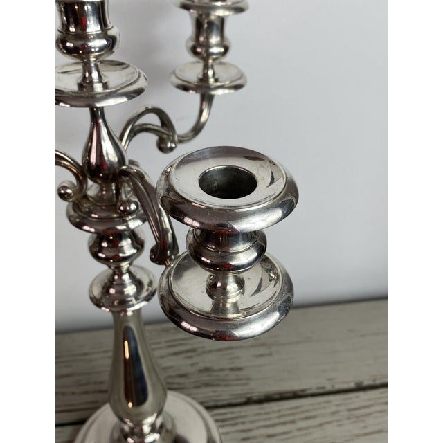 Silver-Plated Metal Candleholder from Christofle, France, 1890s For Sale - Image 6 of 18